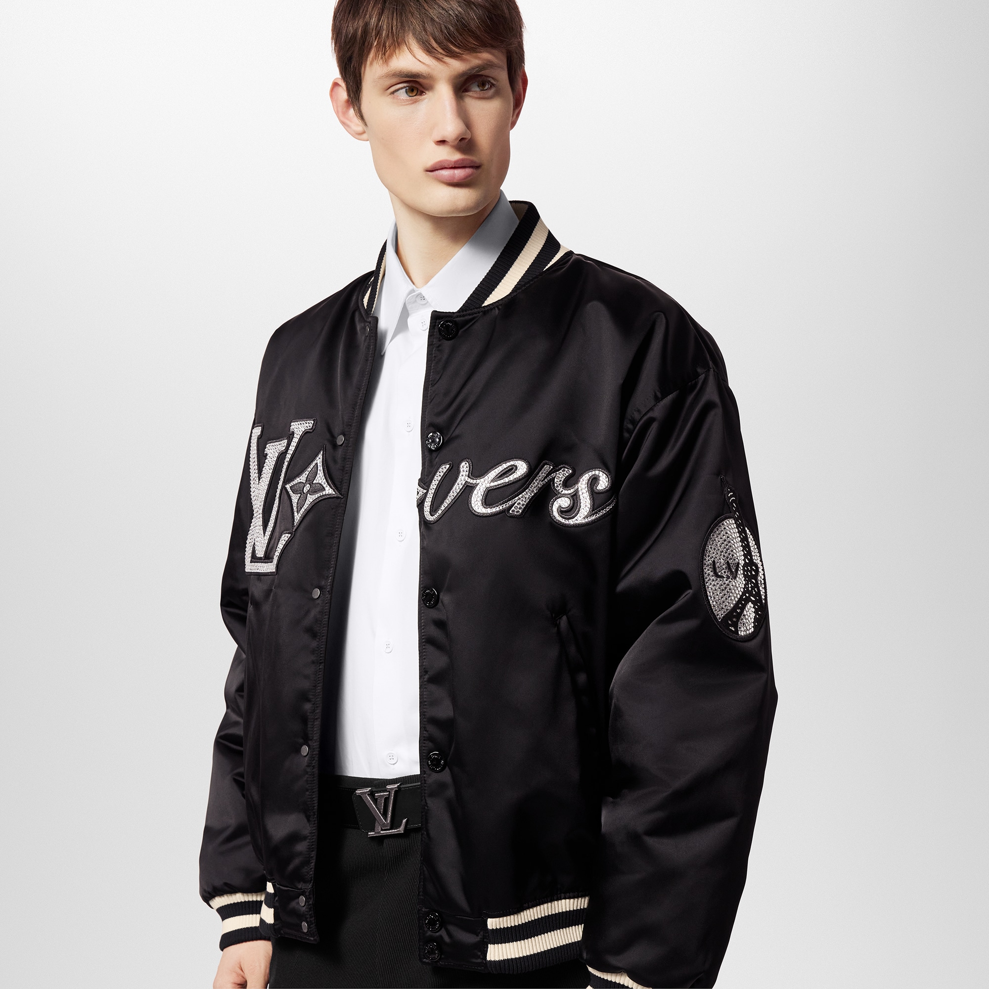 ベルト・LV ステッチ 40MM リバーシブル モノグラム・エクリプス｜ルイ